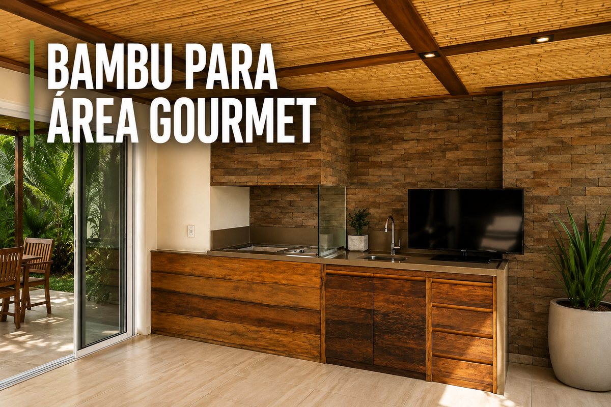 Bambu para Área Gourmet | Arquitetura e Decoração | Kanela Bambu