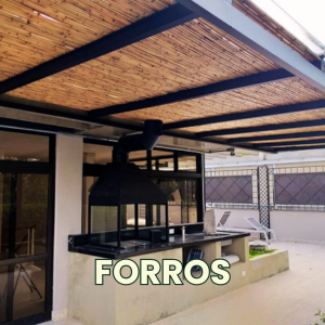 Painel decorativo em bambu