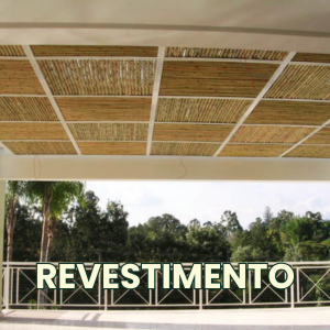 Aplicação de bambu em ambiente
